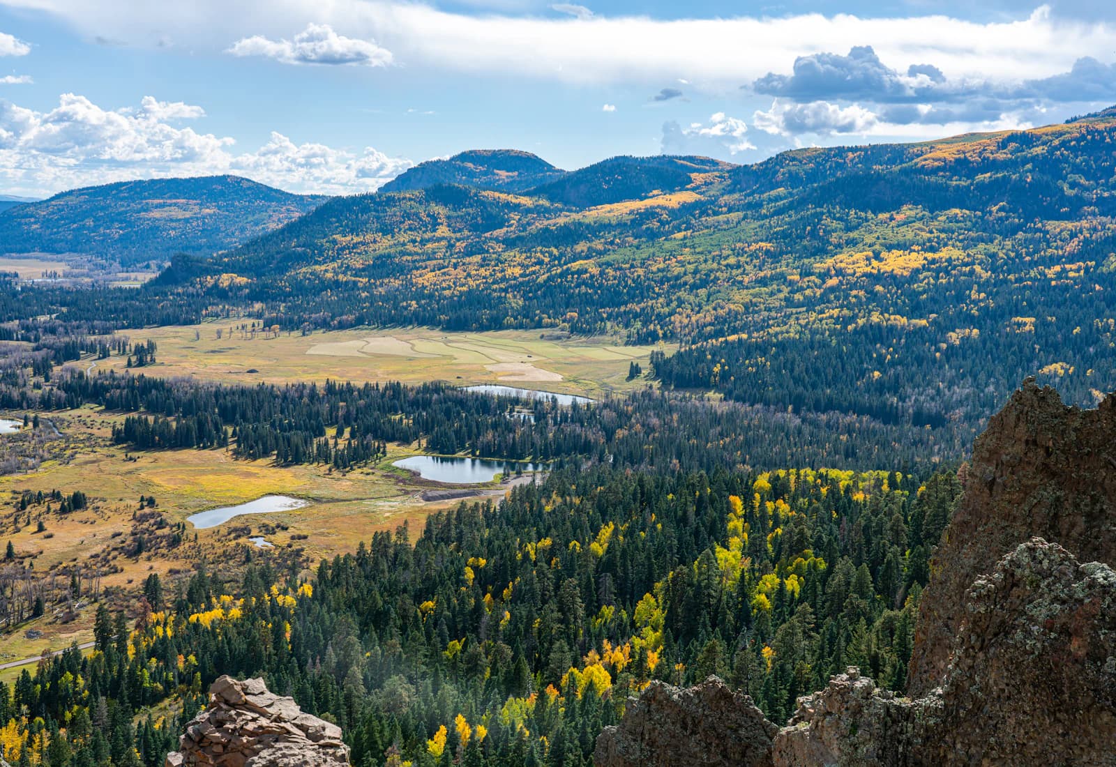 Scenic view of Colorado Springs, Colorado