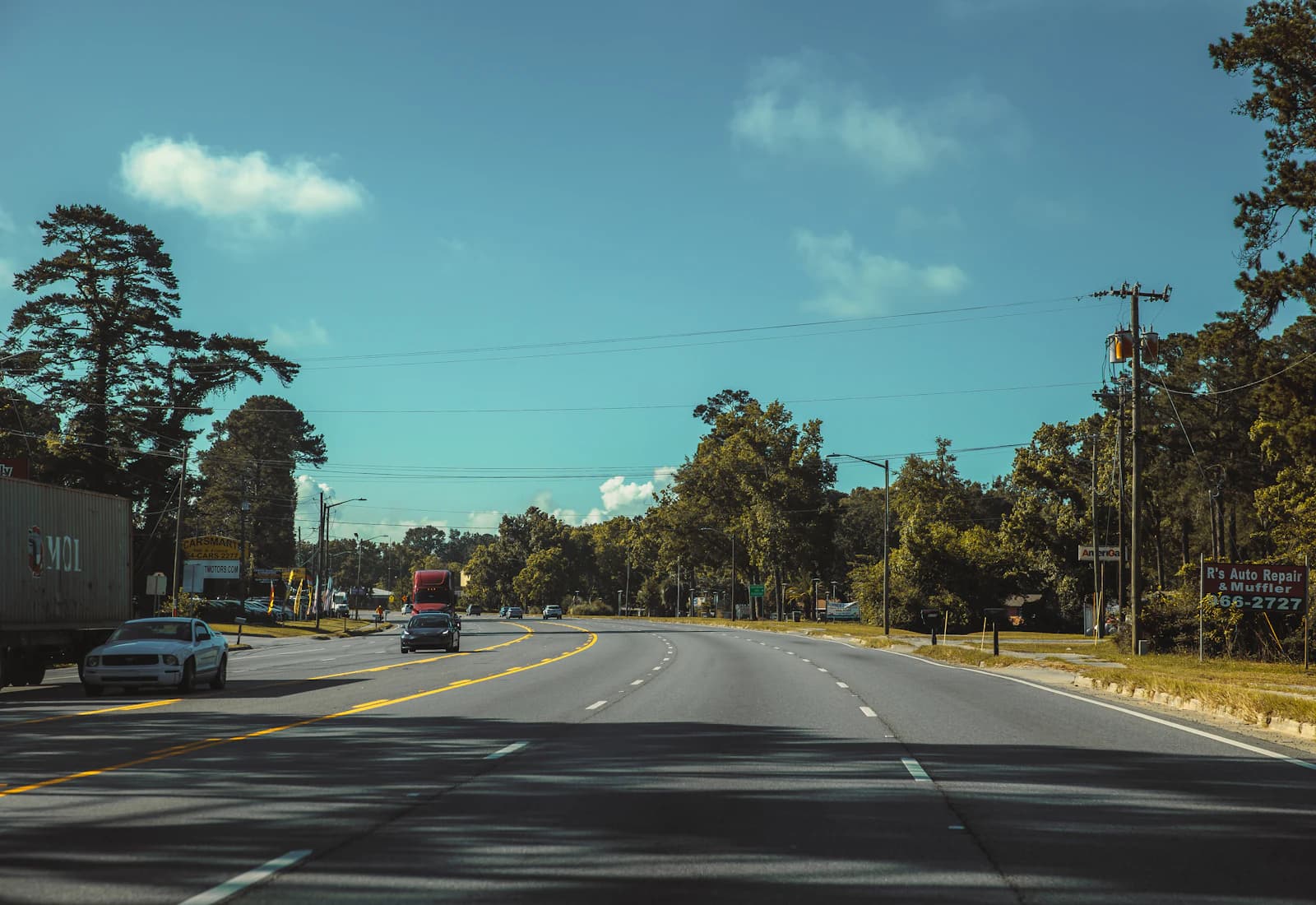 Scenic view of Savannah, Georgia