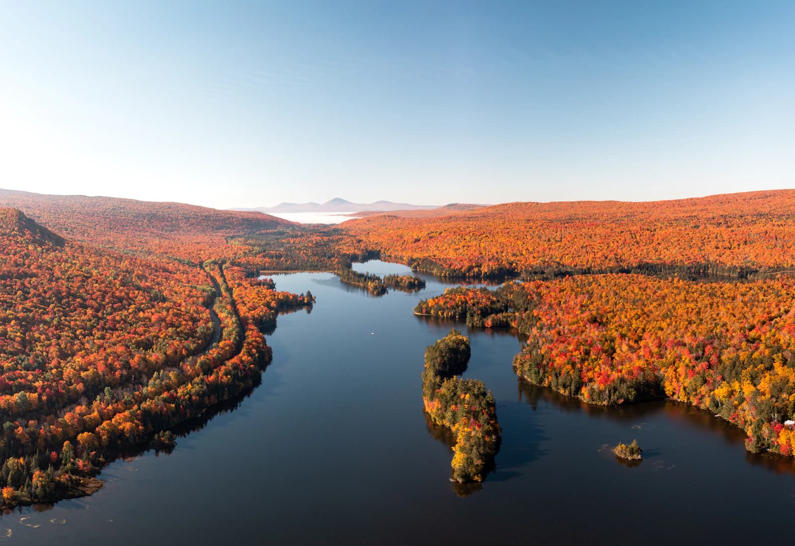 Scenic view of Manchester, New Hampshire