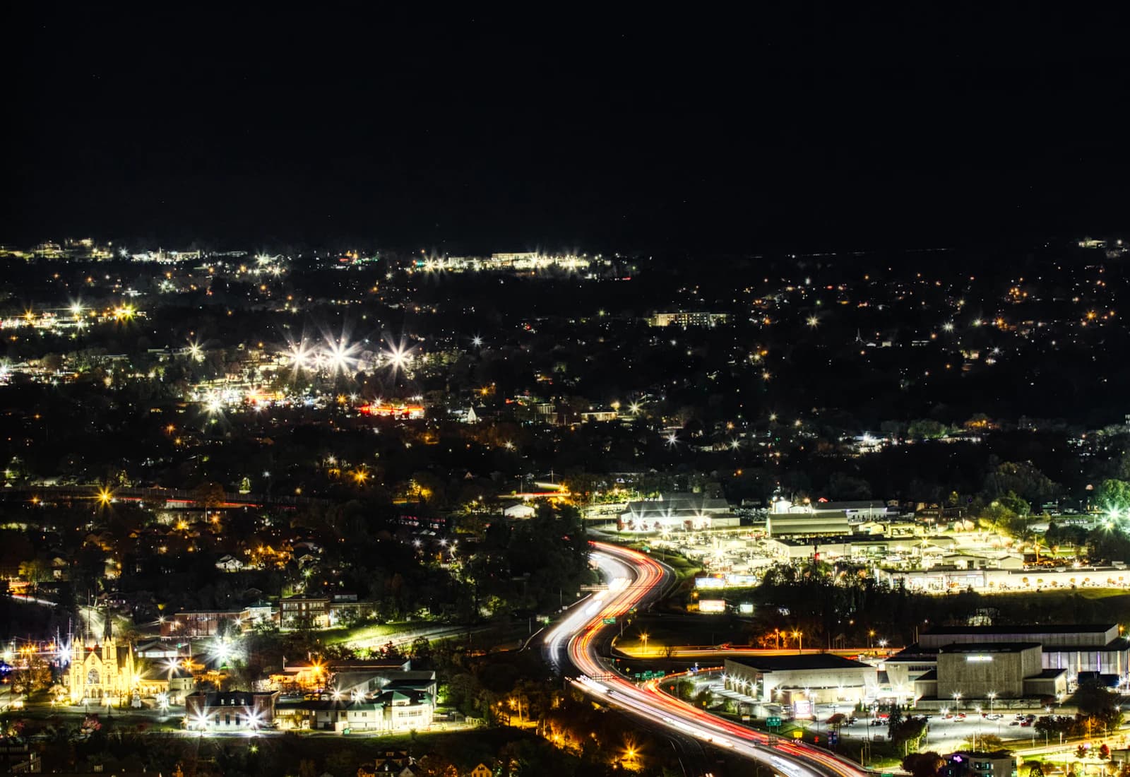 Scenic view of Roanoke, Virginia