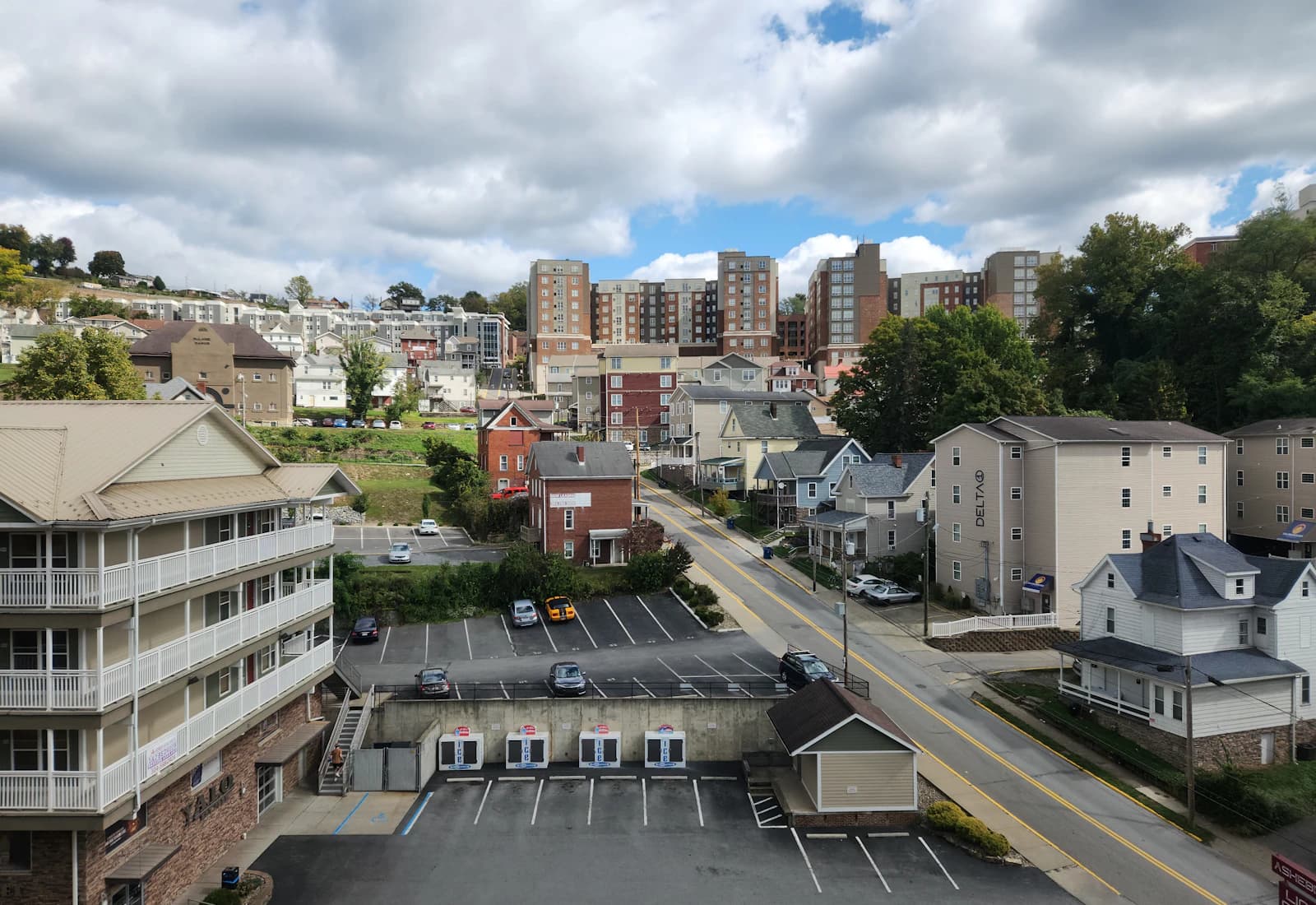 Scenic view of Wheeling, West Virginia