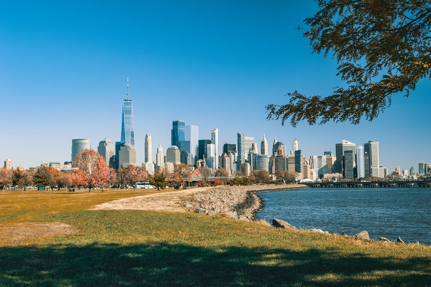 Scenic view of the New Jersey waterfront in New Jersey