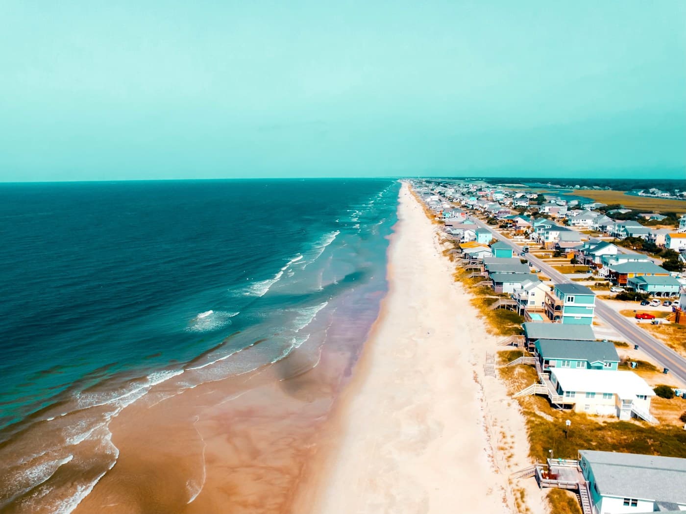 Scenic view of the North Carolina coast in North Carolina