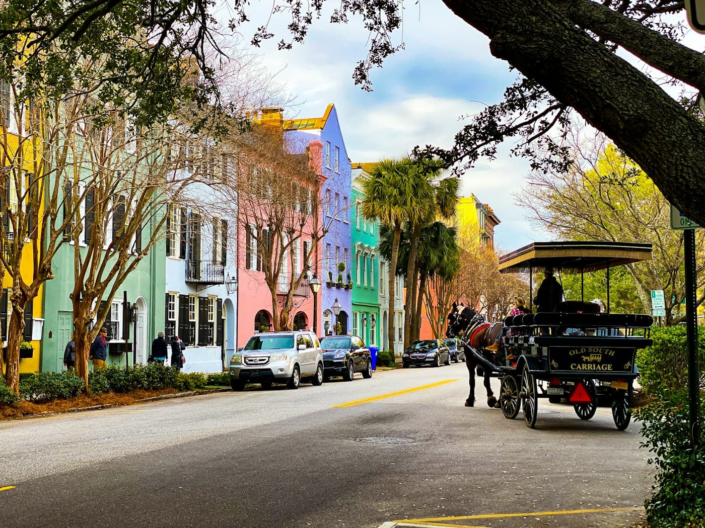 Scenic view of historic Charleston in South Carolina